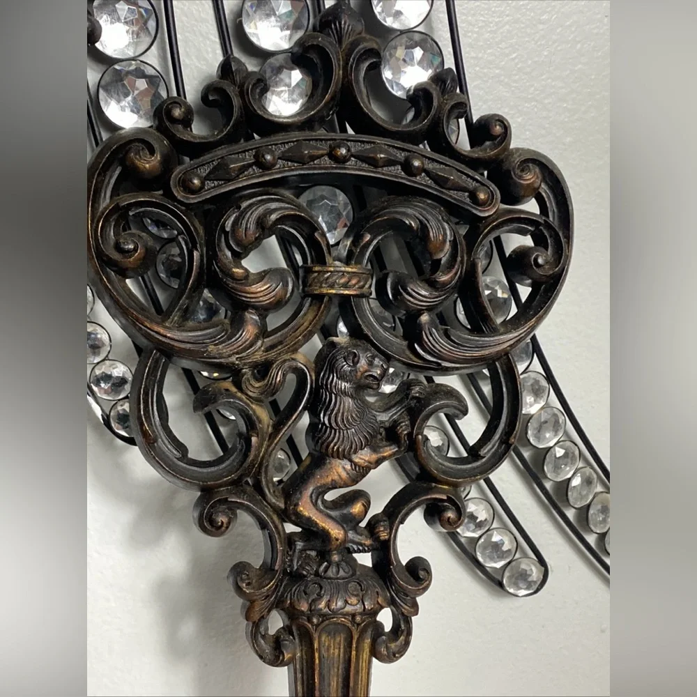 Set of Two MCM wall hanging skeleton keys decor Dart Industries 24” & 18” - Picture 4 of 9